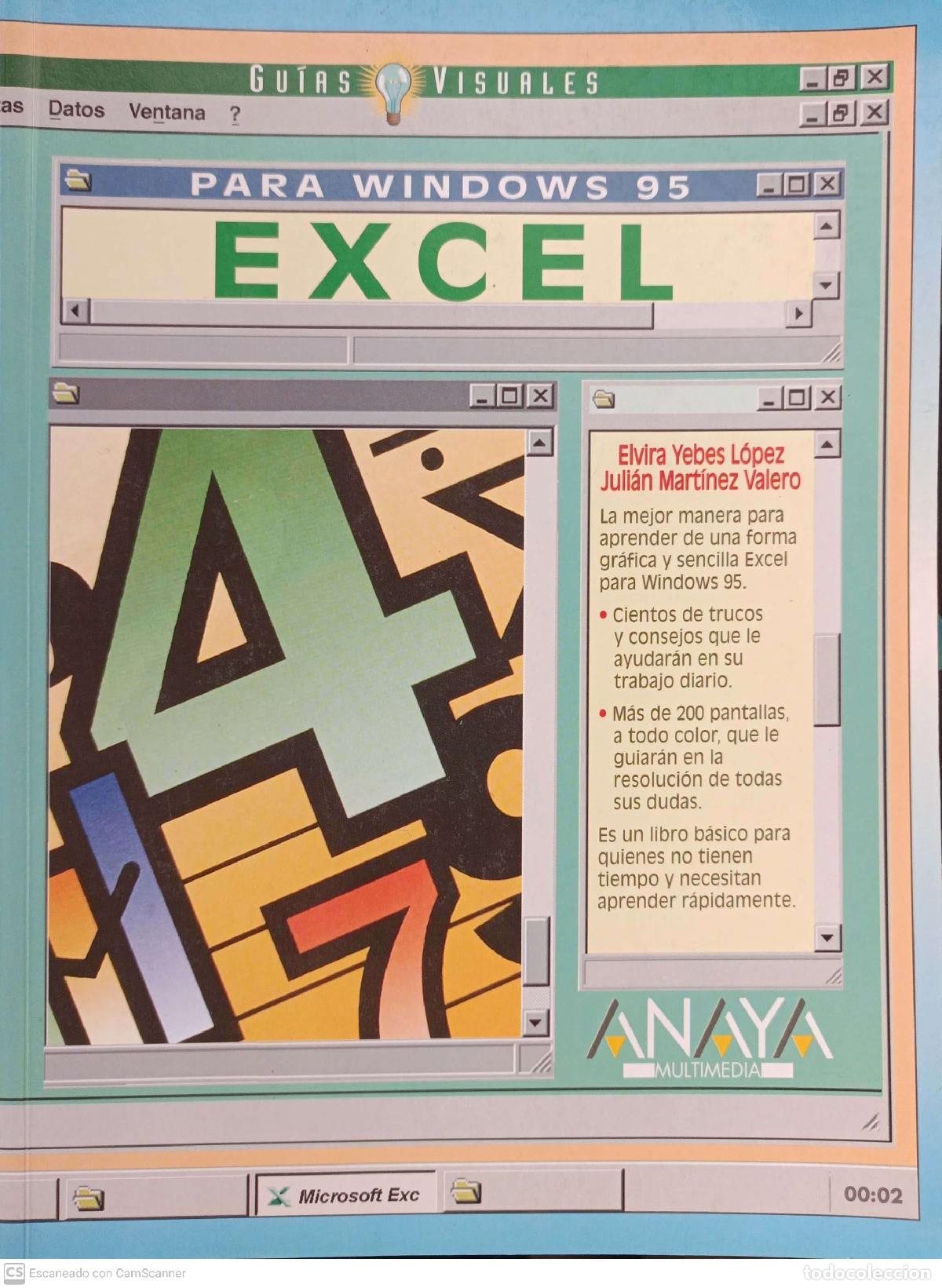 Libros: Gu&iacute;a visual de Excel para Windows 95 - Yebes L&oacute;pez, Elvira - Foto 1