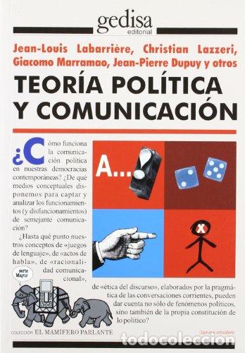 Libros: TEORIA POLITICA Y COMUNICACION - Foto 1