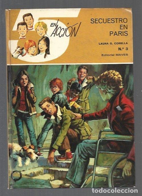 Libros: 5 EN ACCION 3: SECUESTRO EN PARIS - CORELLA, LAURA G. - Foto 1