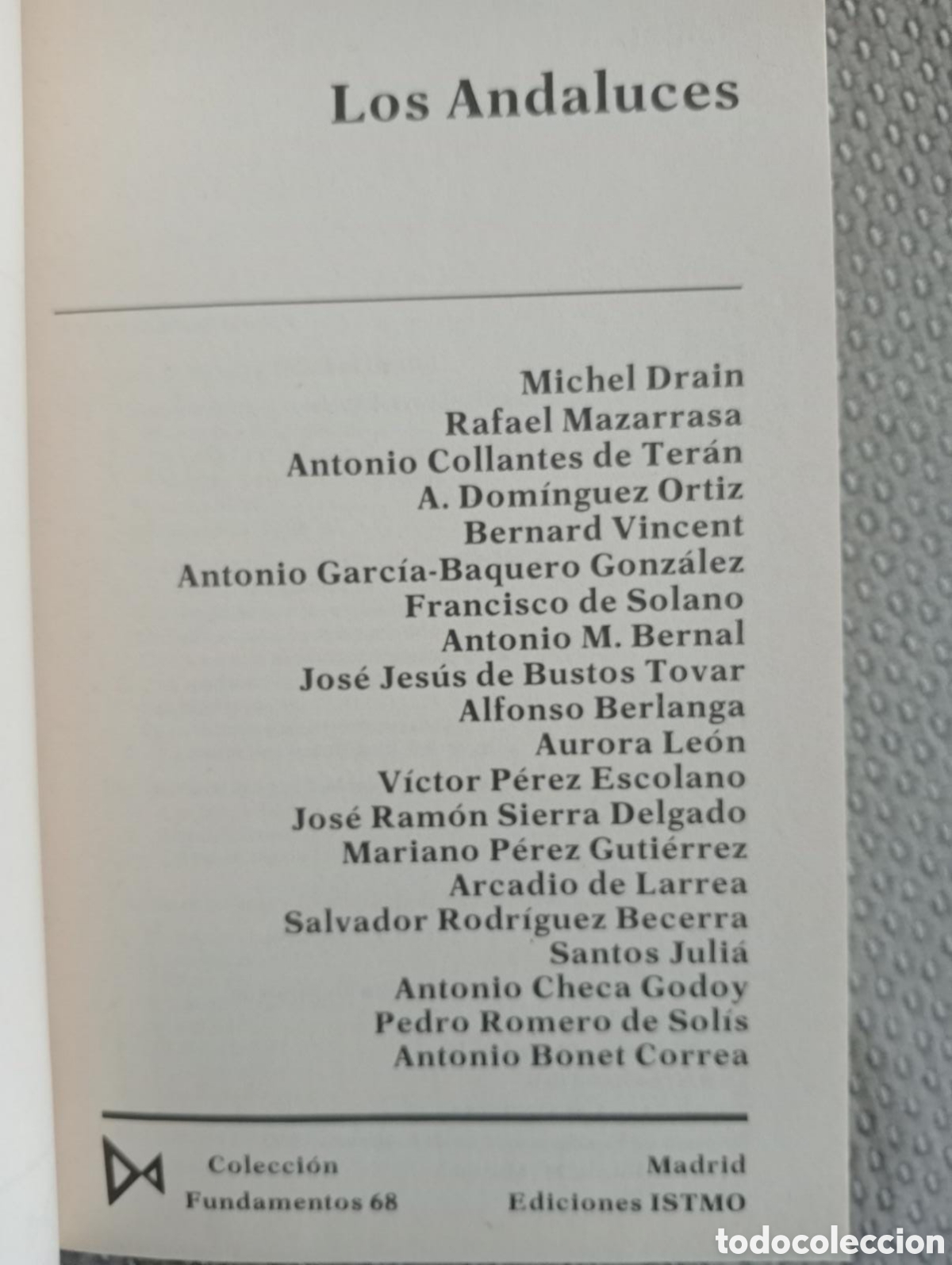 Libros: Los andaluces. Ediciones Istmo - Foto 2