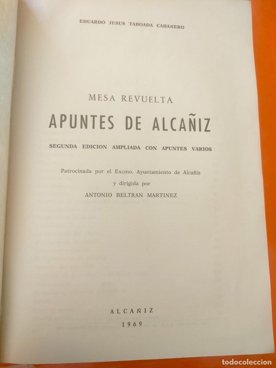 Libros: MESA REVUELTA APUNTES DE ALCA&Ntilde;IZ - Foto 2