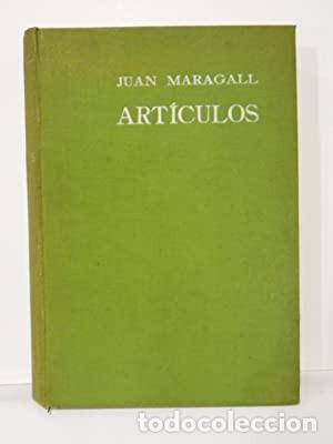 Libros: MARAGALL, Juan.- - Art&iacute;culos (1903-1903). - Foto 1
