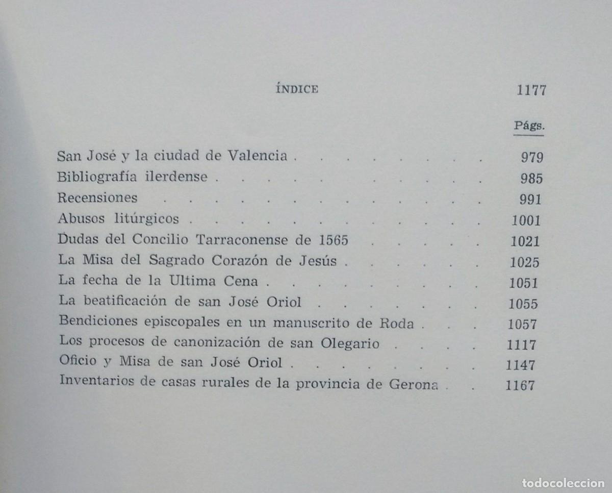 Libros: MISCEL&Aacute;NEA - Mons. JOS&Eacute; RIUS SERRA - COMPLETO 2 VOL. - 1965 - Foto 4