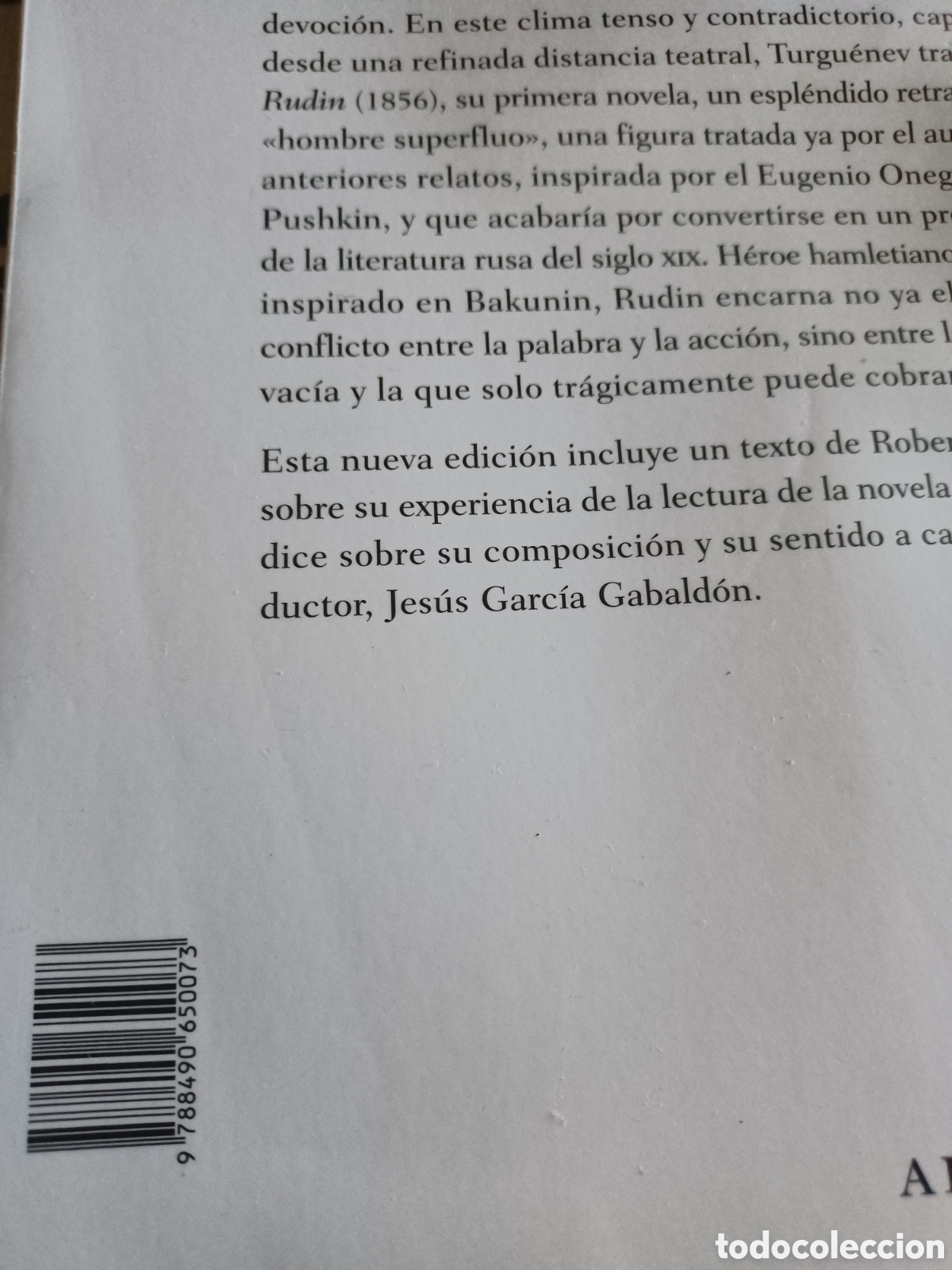 Libros: Barybook 307.A. A. Rudin Iv&aacute;n S. Turgenev Alba - Foto 2