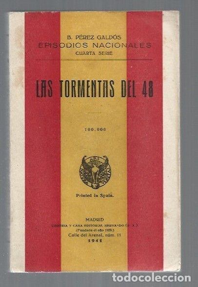 Libros: TORMENTAS DEL 48 - LAS - PEREZ GALDOS, BENITO - Foto 1