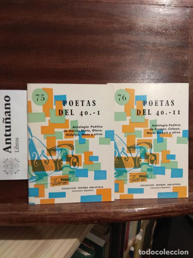 Libros: Poetas del 40.-I y II - Antolog&iacute;a - Foto 1
