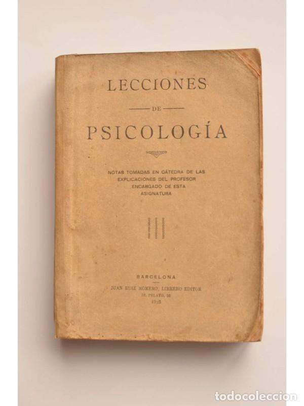 Libros: Lecciones de psicolog&iacute;a - AN&Oacute;NIMO - Foto 1
