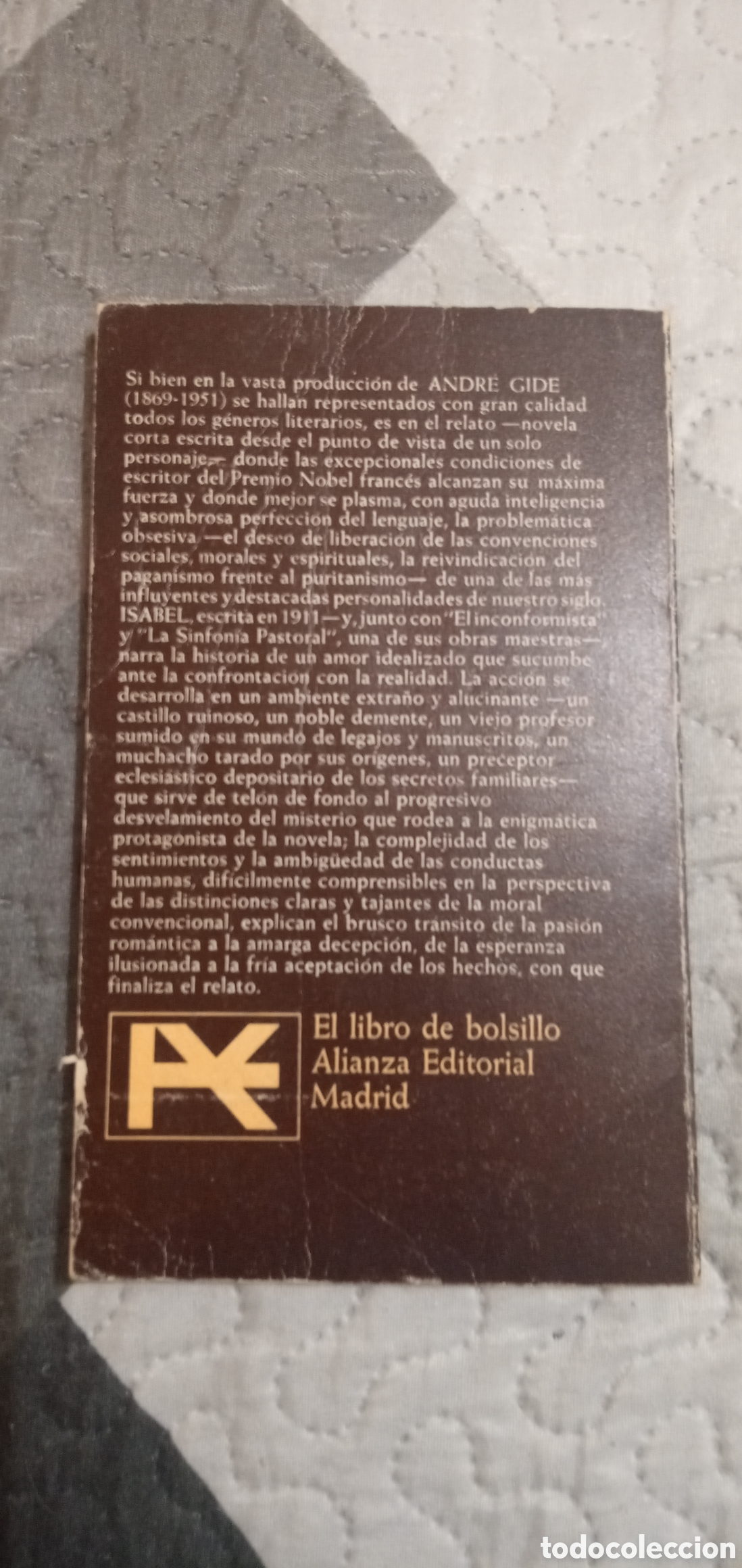 Libros: Andre Gide.Isabel.1967.Alianza Editorial. - Foto 2