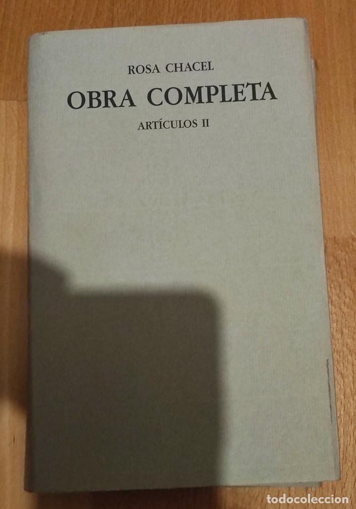 Libros: OBRA COMPLETA DE ROSA CHACEL (1, 2, 3 y 4) - Foto 7