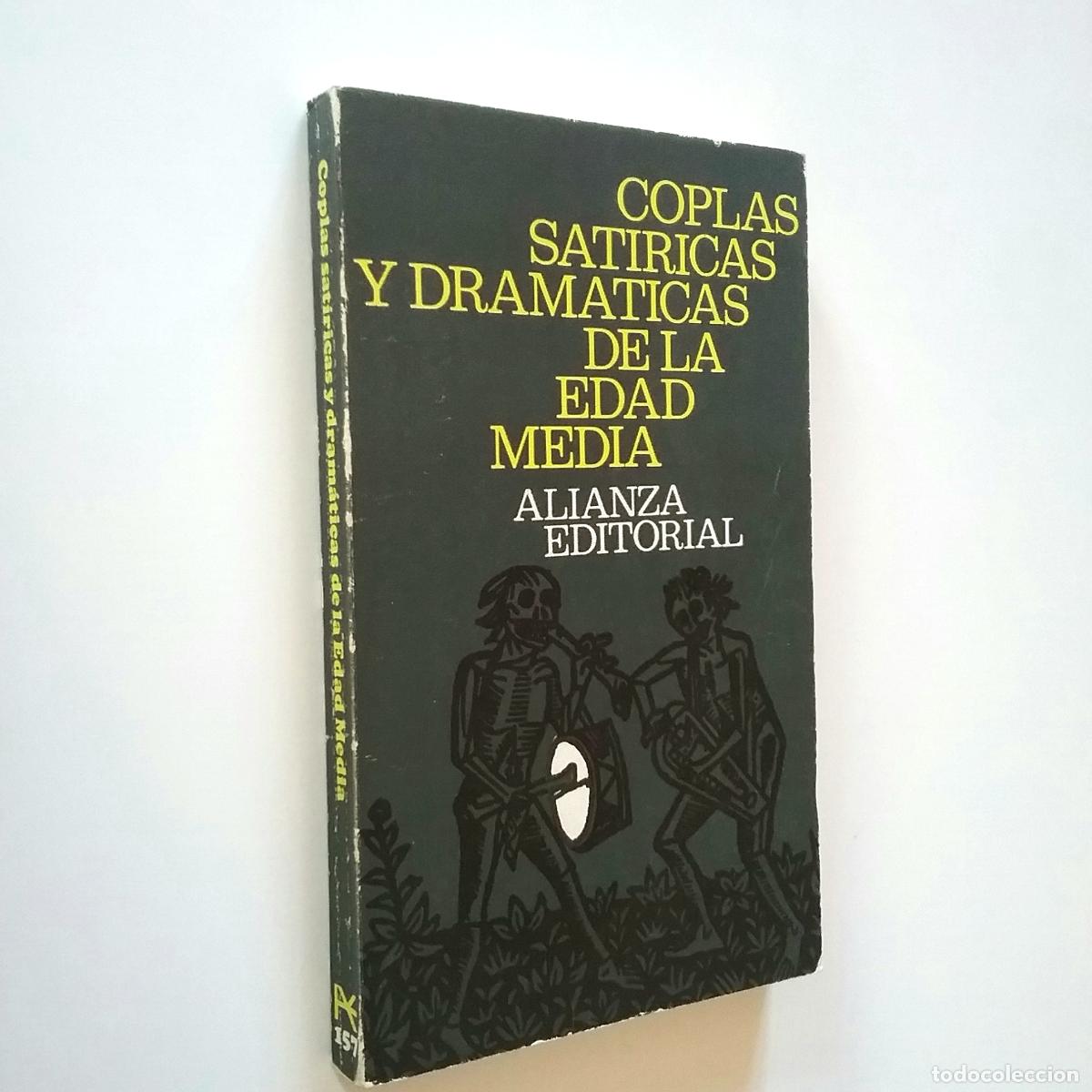 Libros: VV. AA. (Pr&oacute;logo y notas de Eduardo Rinc&oacute;n) - Coplas sat&iacute;ricas y dram&aacute;ticas de la Edad Media - Foto 1
