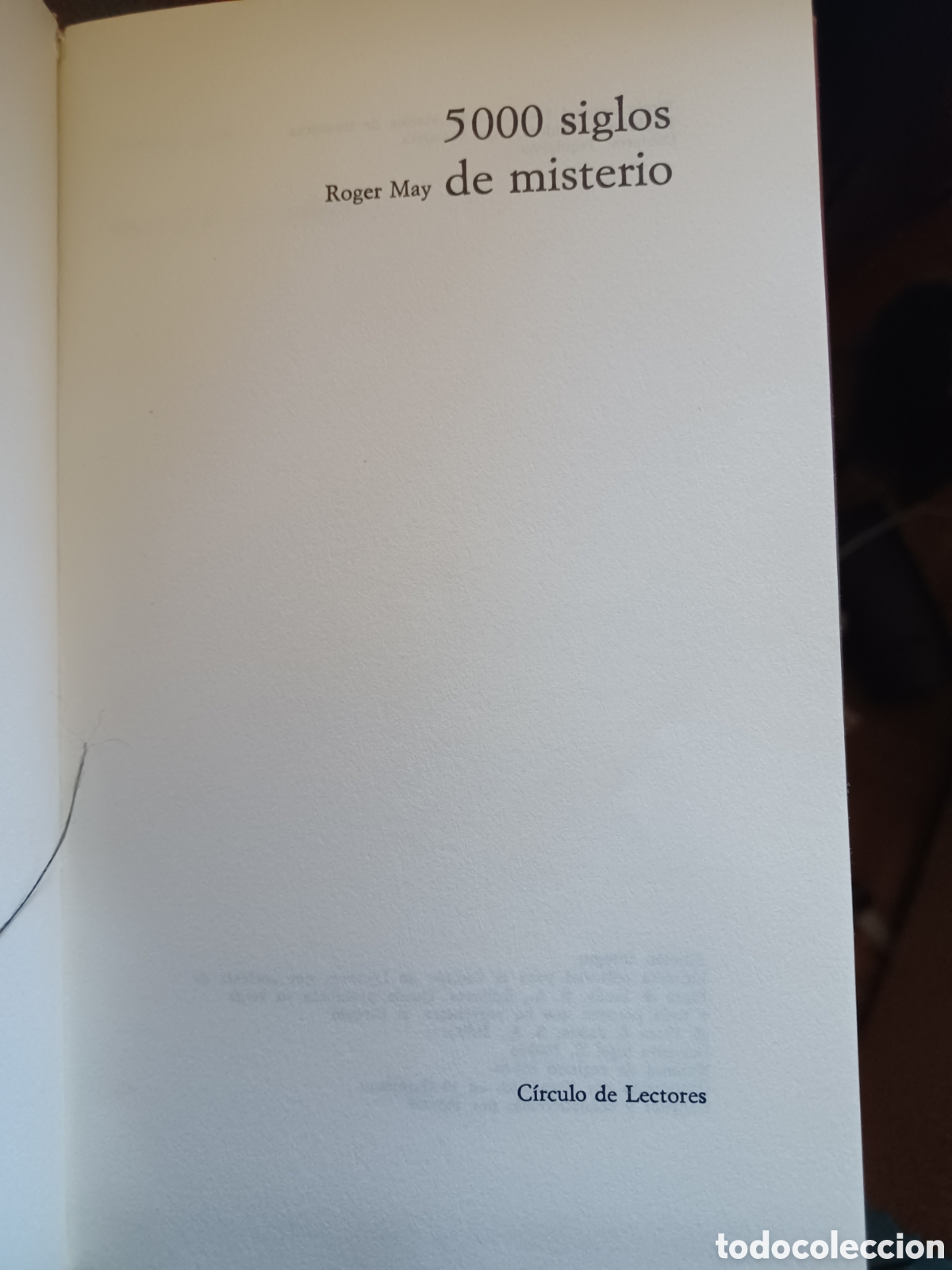 Libros: Barybook 127 5000 siglos de misterio Roger May - Foto 2