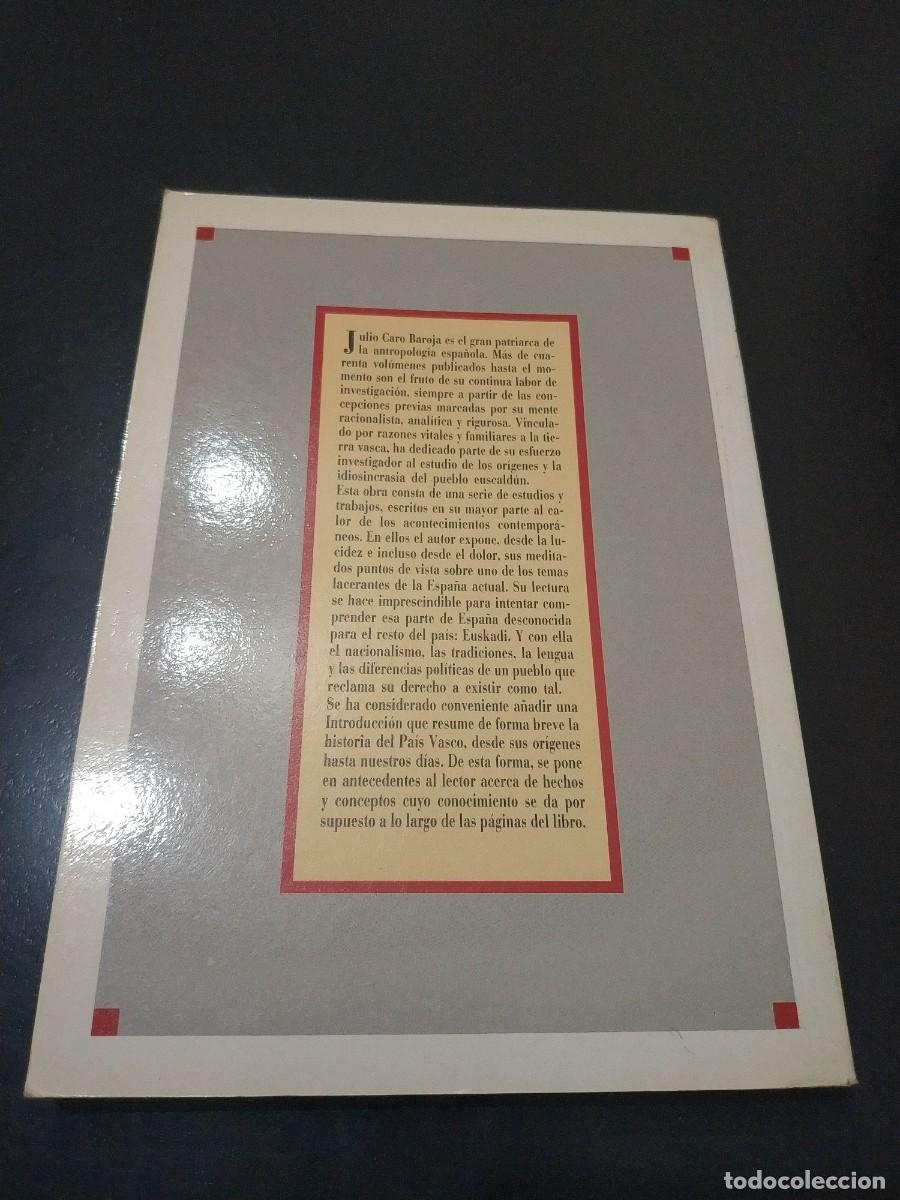 Libros: EL LABERINTO VASCO.- JULIO CARO BAROJA - Foto 4