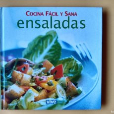 Libros: COCINA FÁCIL Y SANA, 1. ENSALADAS - DIVERSOS AUTORES. Lote 400807439