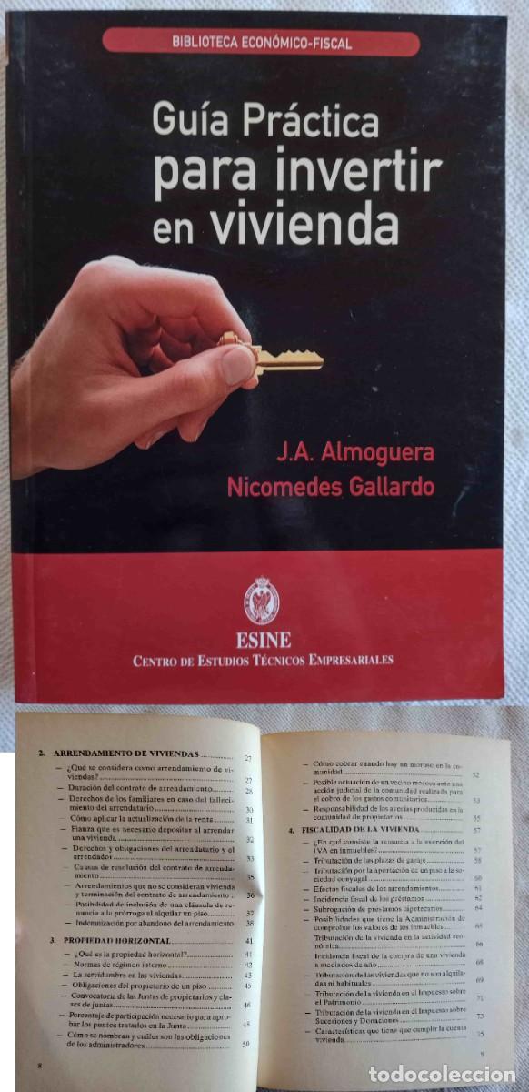 Libros: GUIA PR&Aacute;CTICA PARA INVERTIR EN VIVIENDA - J.A. ALMOGUERA, N. GALLARDO (2001)