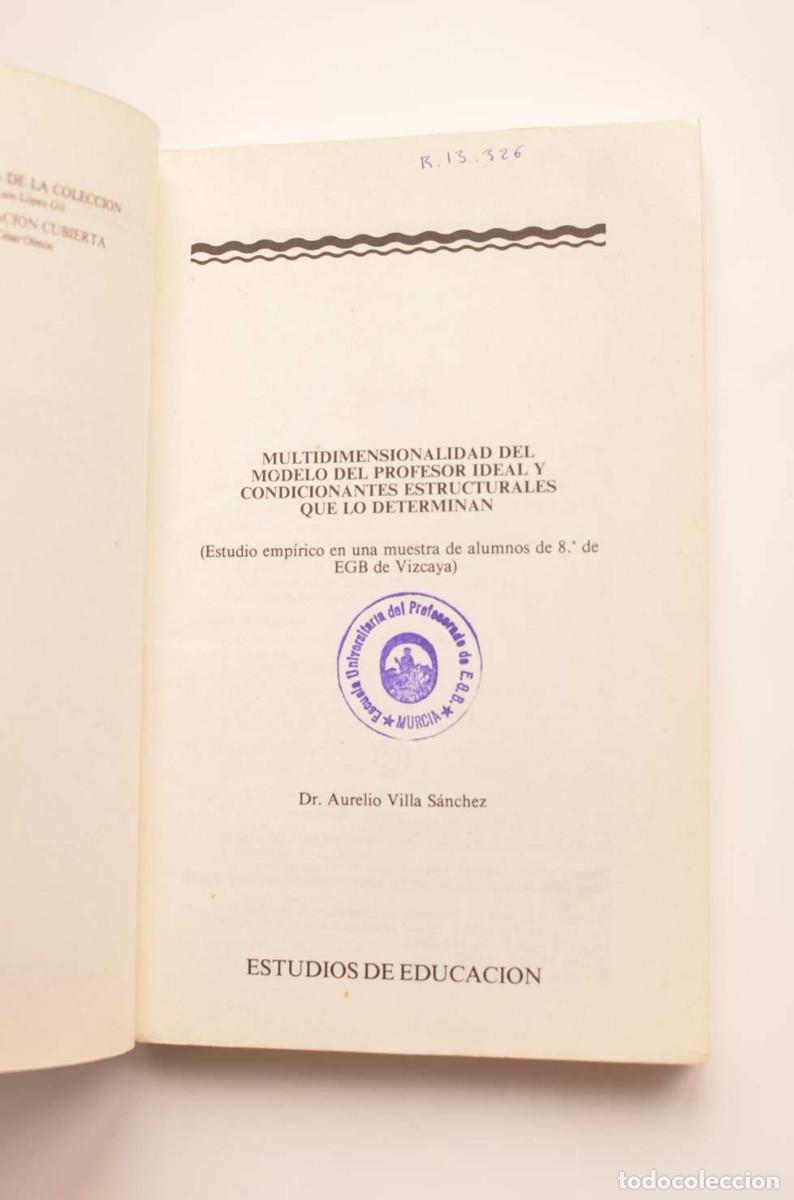 Libros: Un modelo de profesor ideal - VILLA, Aurelio - Foto 2