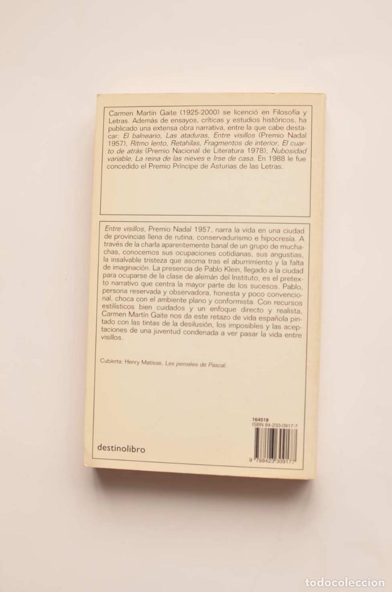 Libros: Entre visillos - MART&Iacute;N GAITE, Carmen - Foto 4
