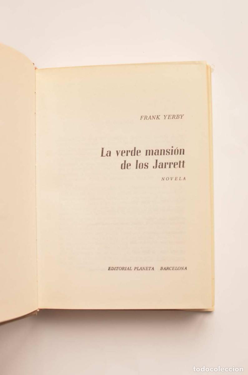 Libros: La verde mansi&oacute;n de los Jarrett - YERBY, Frank - Foto 3