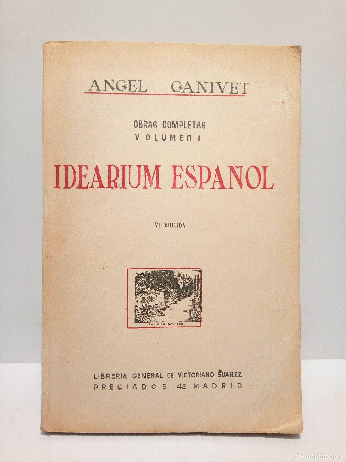 Libros: GANIVET, Angel - Idearium Espa&ntilde;ol - Foto 1