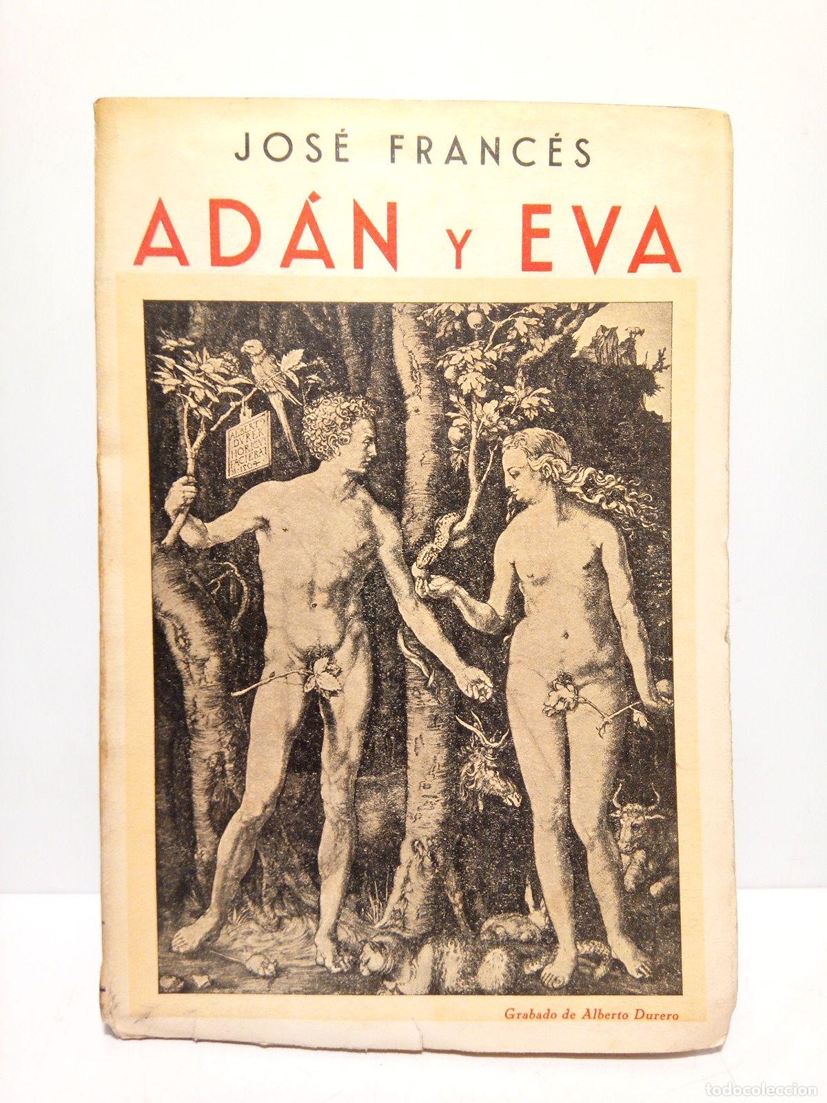 Libros: FRANCES, Jos&eacute; - Ad&aacute;n y Eva (Novelas) - Foto 1