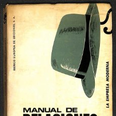 Libros: MANUAL DE RELACIONES PÚBLICAS - P. ARNALDI. Lote 401303709