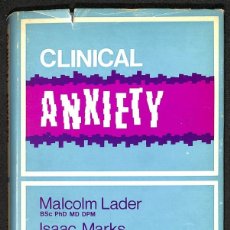 Libros: CLINICAL ANXIETY - MALCOLM LADER. Lote 401305094