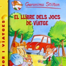 Libros: EL LLIBRE DELS JOCS DE VIATGE (GERONIMO STILTON) ([OBJECT OBJECT]). Lote 401375859