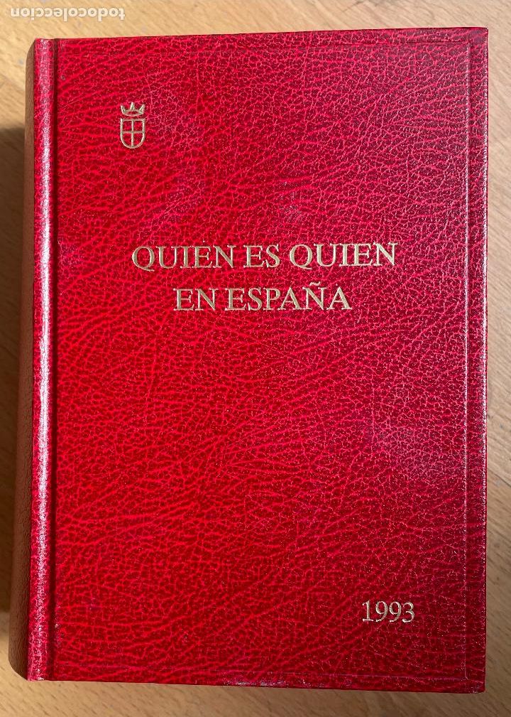 Libros: QUIEN ES QUIEN EN ESPA&Ntilde;A, 1993 - Foto 1