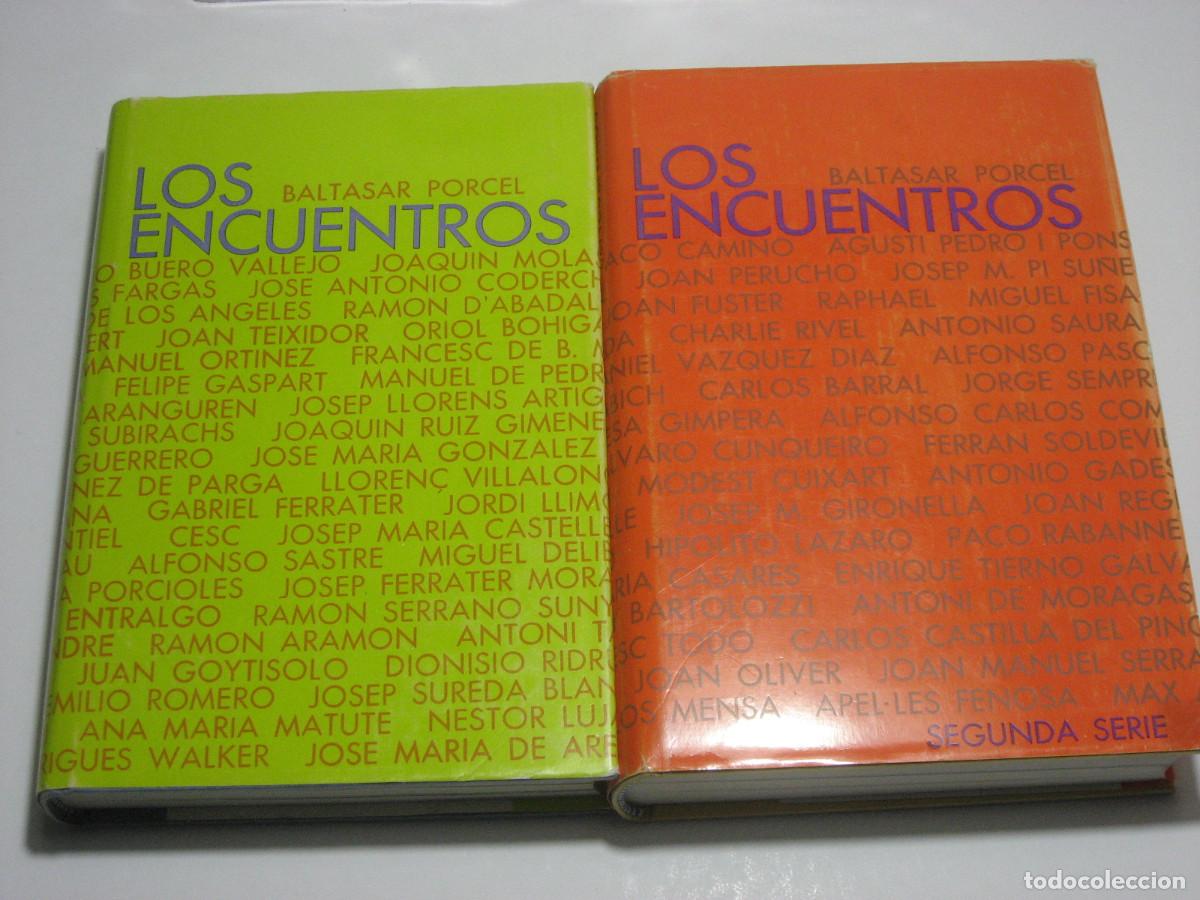 Libros: LOS ENCUENTROS 2 tomos - Baltasar Porcel - Foto 1