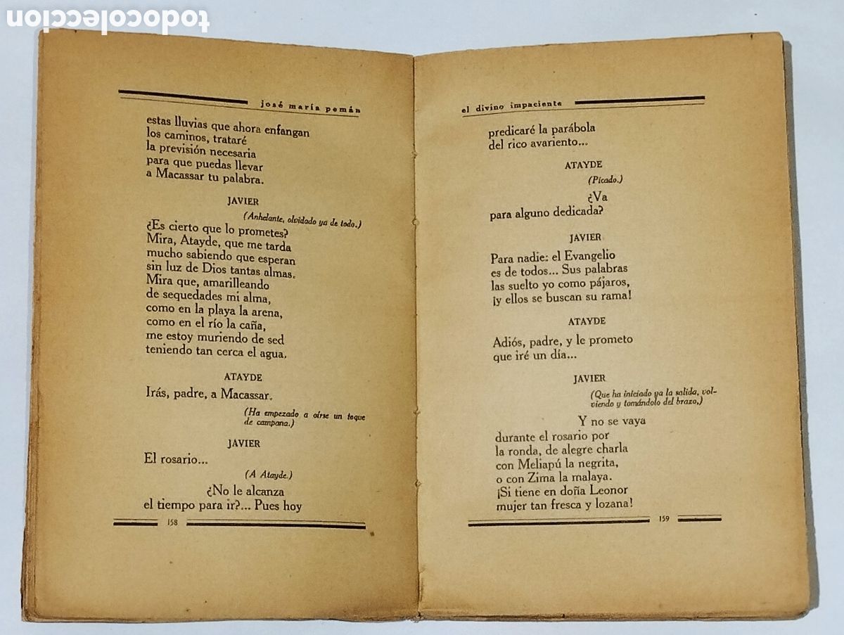 Libros: El Divino Impaciente &ndash; Jos&eacute; Mar&iacute;a Pem&aacute;n &ndash; 1933 - Foto 8