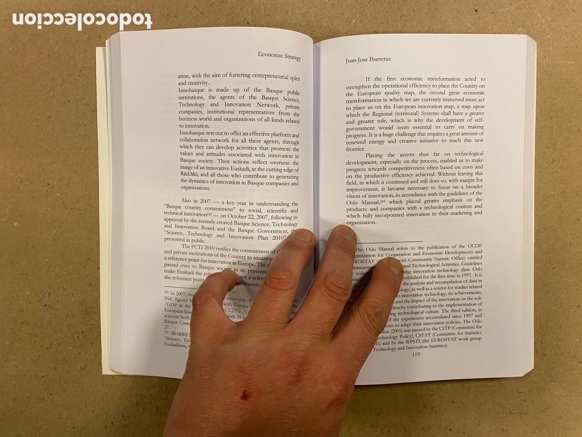 Libros: THE BASQUE EXPERIENCE (CONSTRUCTING, SUSTAINABLE, HUMAN, DEVELOPMENT). JUAN JOS&Eacute; IBARRETXE - Foto 5