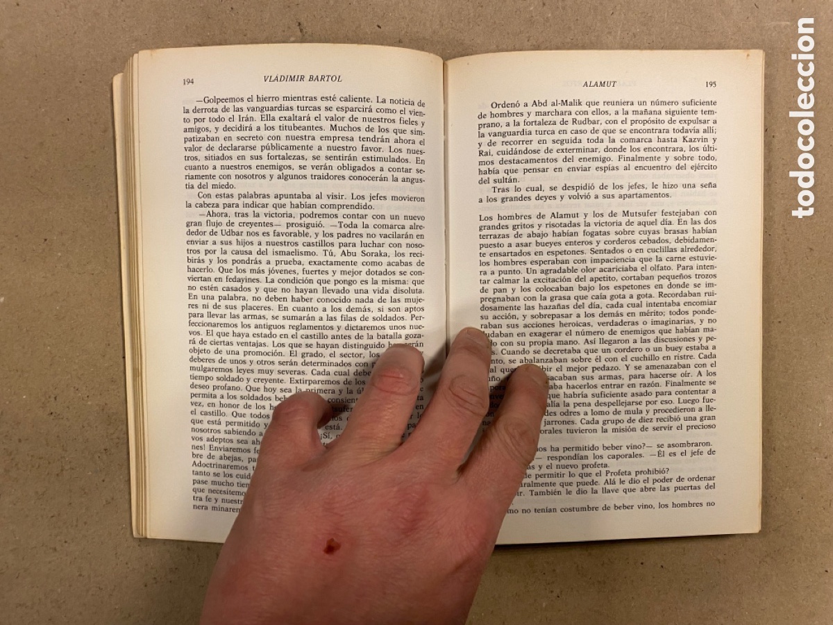 Libros: ALAMUT. VLADIMIR BARTOL. MUCHNIK EDITORES 1989. - Foto 4