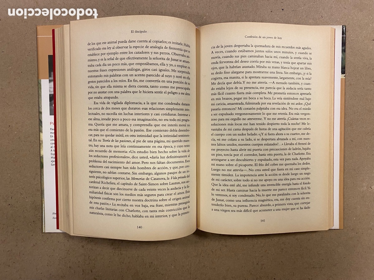 Libros: EL DISC&Iacute;PULO. PAUL BOURGET. EDITORIAL DEBATE 2003 (1&ordf; EDICI&Oacute;N). - Foto 5