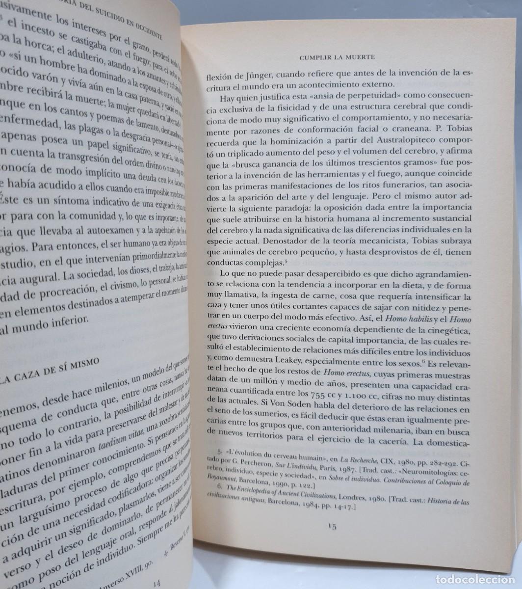 Libros: HISTORIA DEL SUICIDIO EN OCCIDENTE - Ram&oacute;n Andr&eacute;s ~ - Foto 6