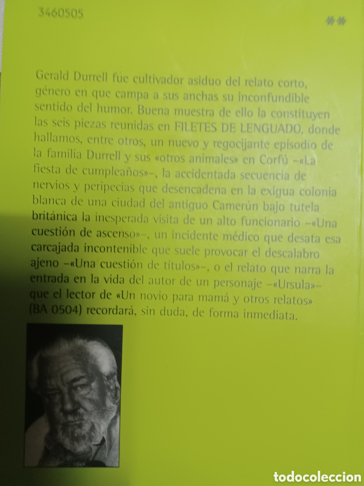 Libros: Barybook 189... Filetes de lenguado Gerald Durrell Alianza Editorial - Foto 2