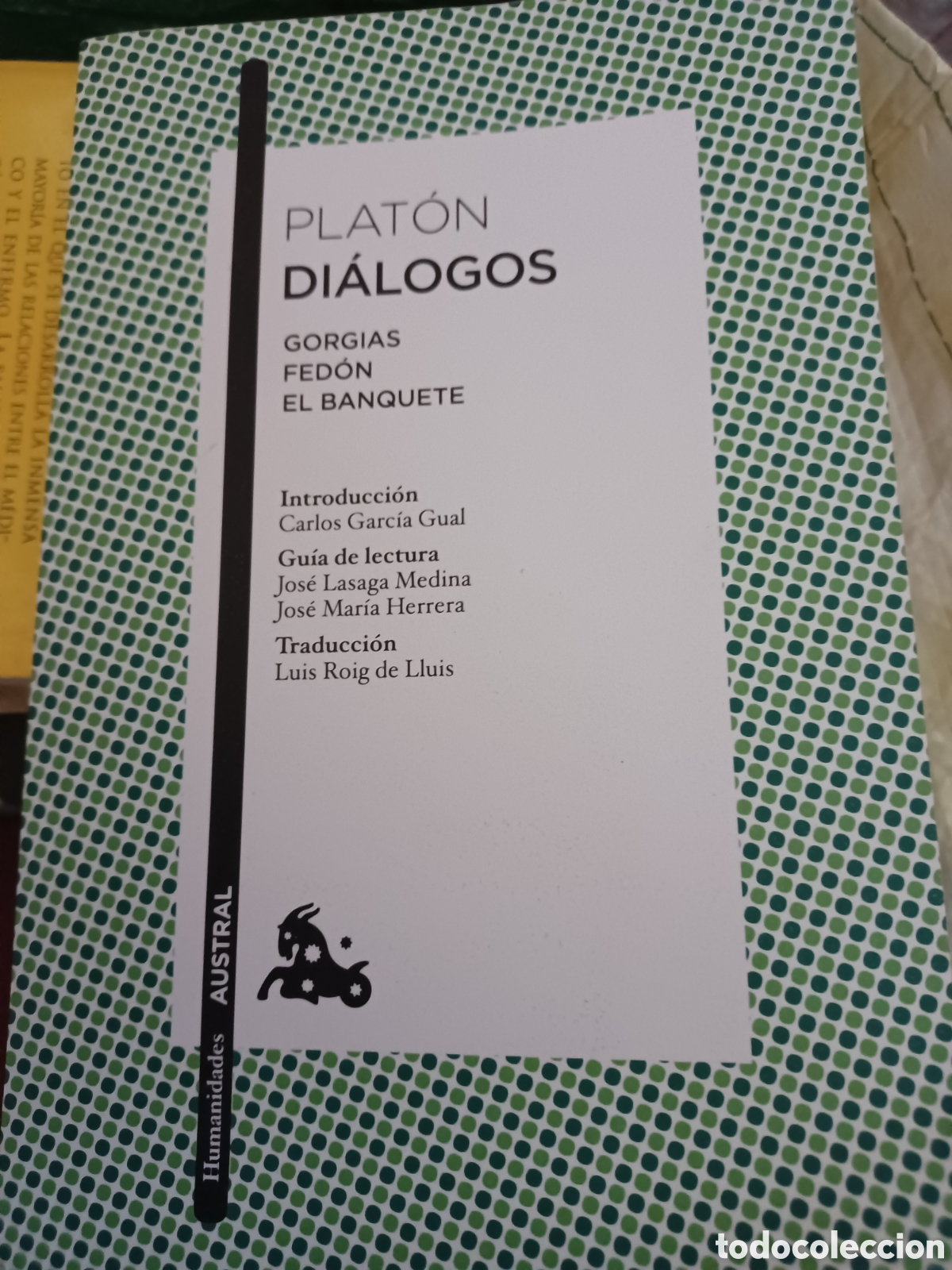 Libros: Barybook 128 Plat&oacute;n di&aacute;logos Georgias Fed&oacute;n el banquete humanidades austral