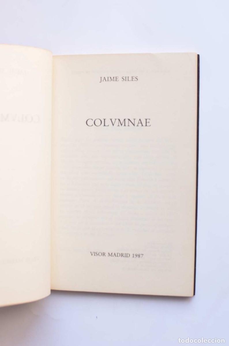 Libros: Columnae - SILES, Jaime - Foto 2