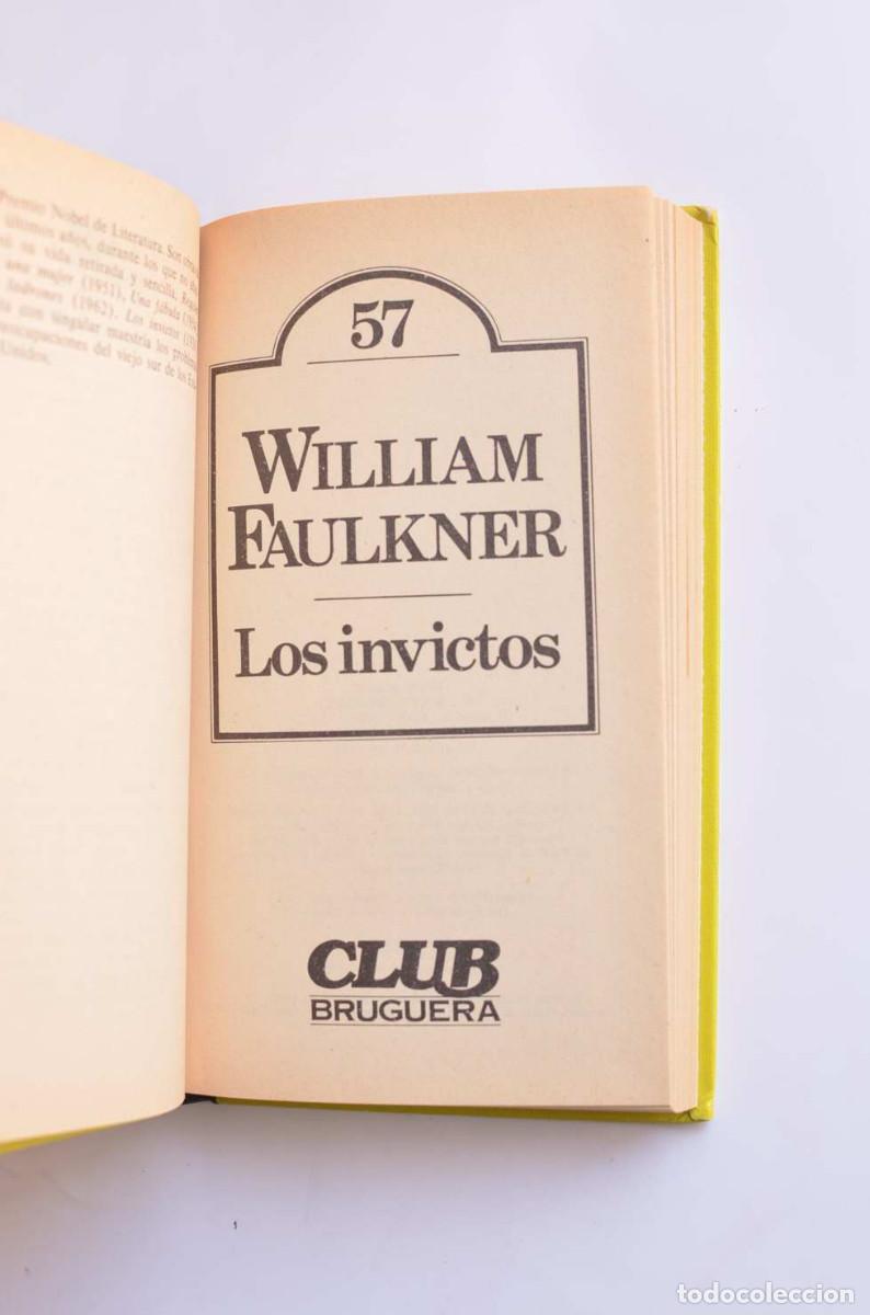Libros: Los invictos - FAULKNER, William - Foto 2
