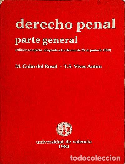 Libros: Derecho Penal. Parte General (edici&oacute;n completa, adaptada a la reforma de 25 de junio de 1983) - Eli - Foto 1