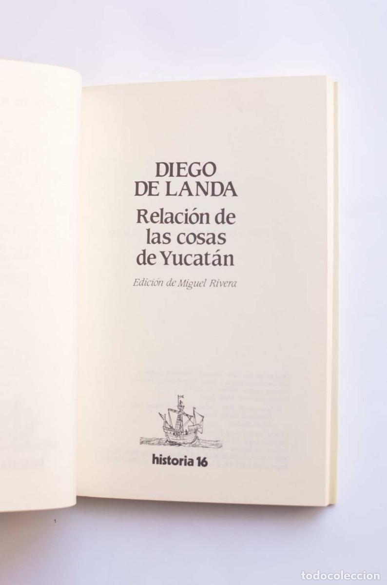 Libros: Relaci&oacute;n de las cosas de Yucatan - LANDA, Diego de - Foto 2