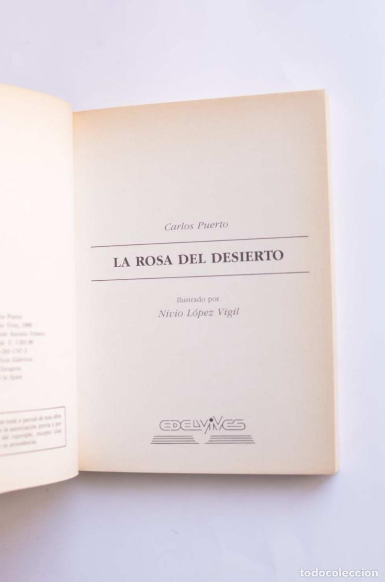 Libros: La rosa del desierto - PUERTO, Carlos - Foto 2