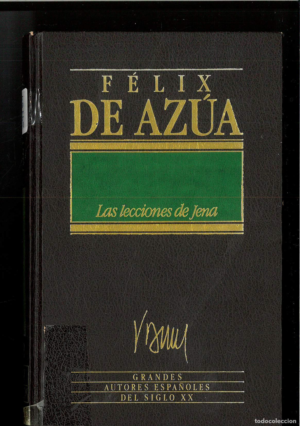 Libros: Las lecciones de Jena - F&Eacute;LIX DE AZ&Uacute;A - Foto 1