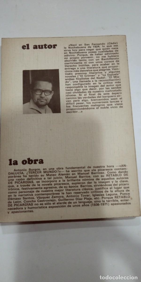 Libros: Retablo de picard&iacute;as Manuel Barrios - Foto 2