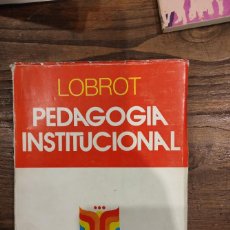 Libros: PEDAGOGIA INSTITUCIONAL - LABROT. Lote 401746174