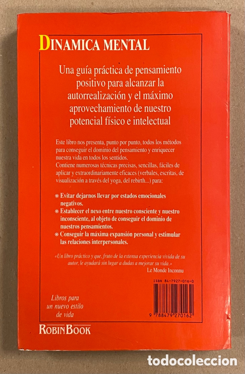 Libros: EL PODER CREADOR DE LA MENTE. REN&Eacute; SIDELSKY. EDICIONES ROBINBOOK 1991. - Foto 7
