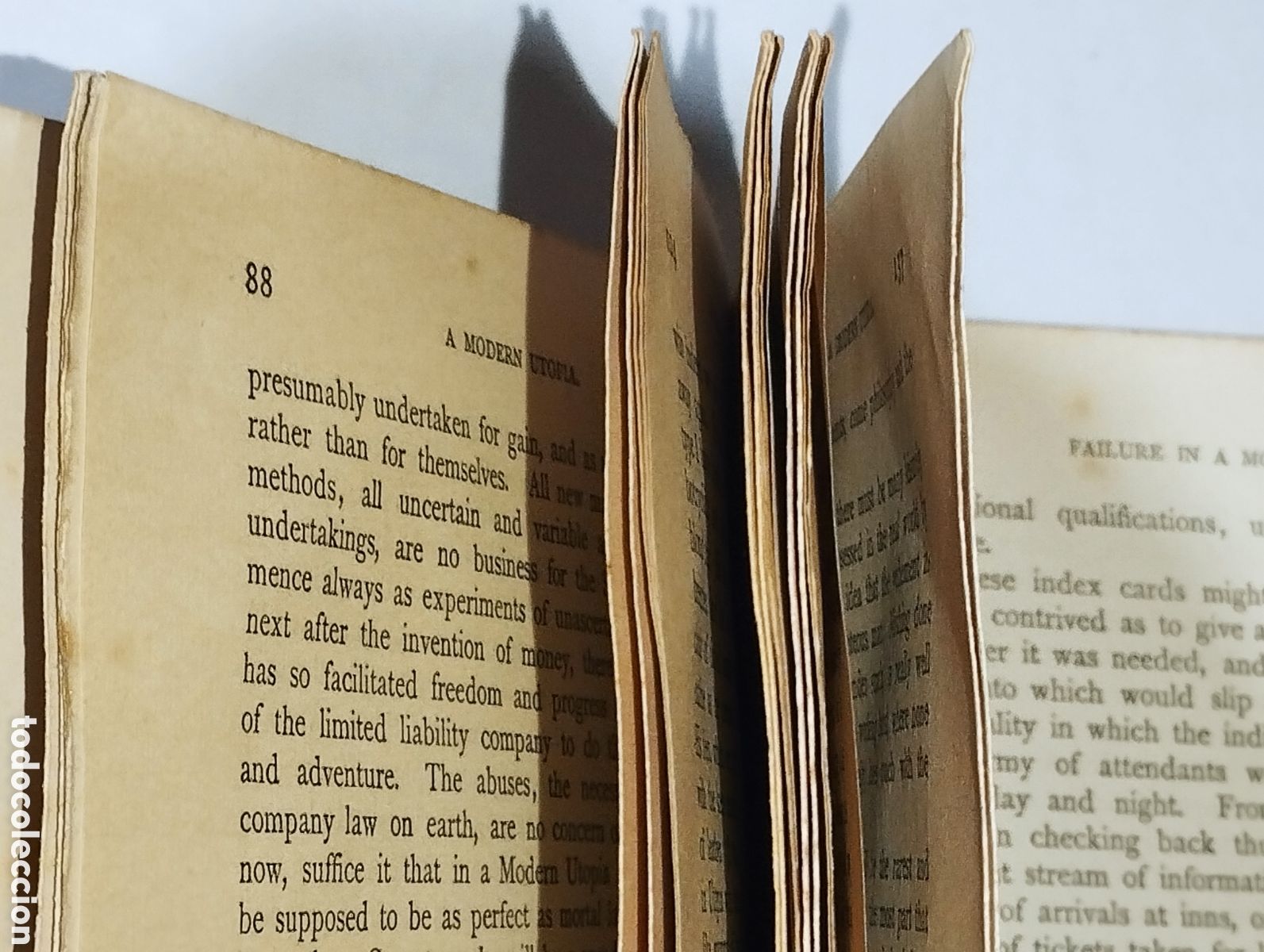 Libros: A Modern Utopia &ndash; H. G. Wells &ndash; 1929 &ndash; Tauchitz &ndash; Ingl&eacute;s - Foto 7