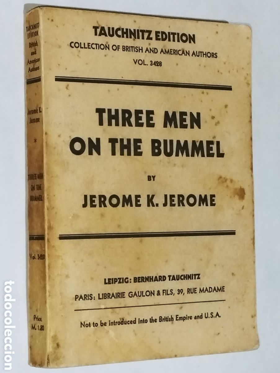 Libros: Three Men on the Bummel &ndash; Jerome K. Jerome &ndash; 1934 &ndash; Tauchnitz - Foto 14