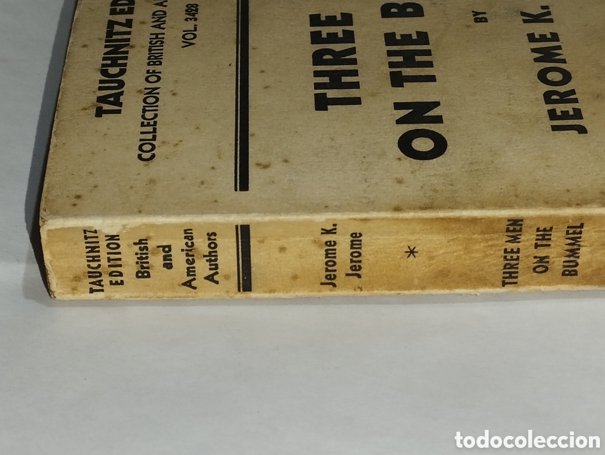 Libros: Three Men on the Bummel &ndash; Jerome K. Jerome &ndash; 1934 &ndash; Tauchnitz - Foto 15