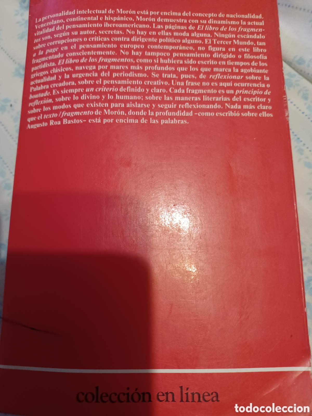 Libros: Barybook 132 Libro de los fragmentos Guillermo Mor&oacute;n Vergara - Foto 2