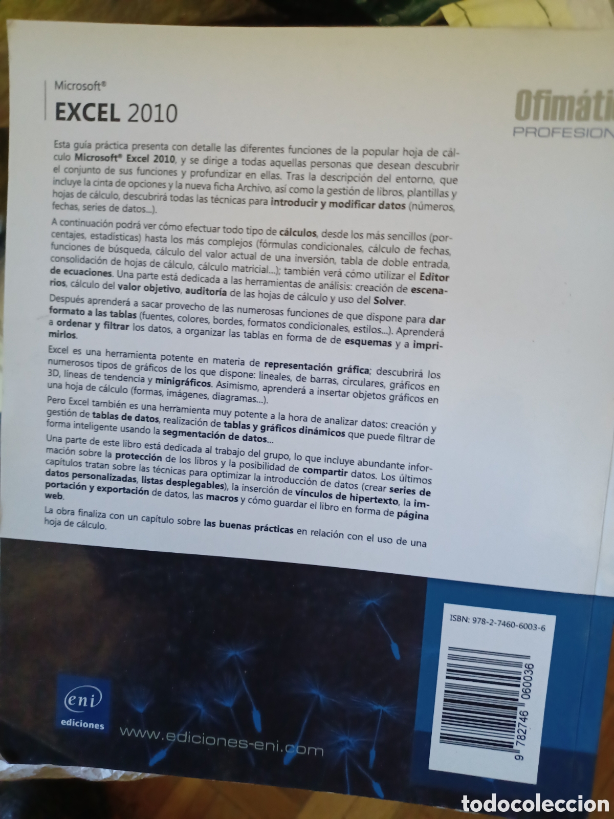 Libros: Barybook 132 Excel 2010 ofim&aacute;tica Microsoft Eni - Foto 2
