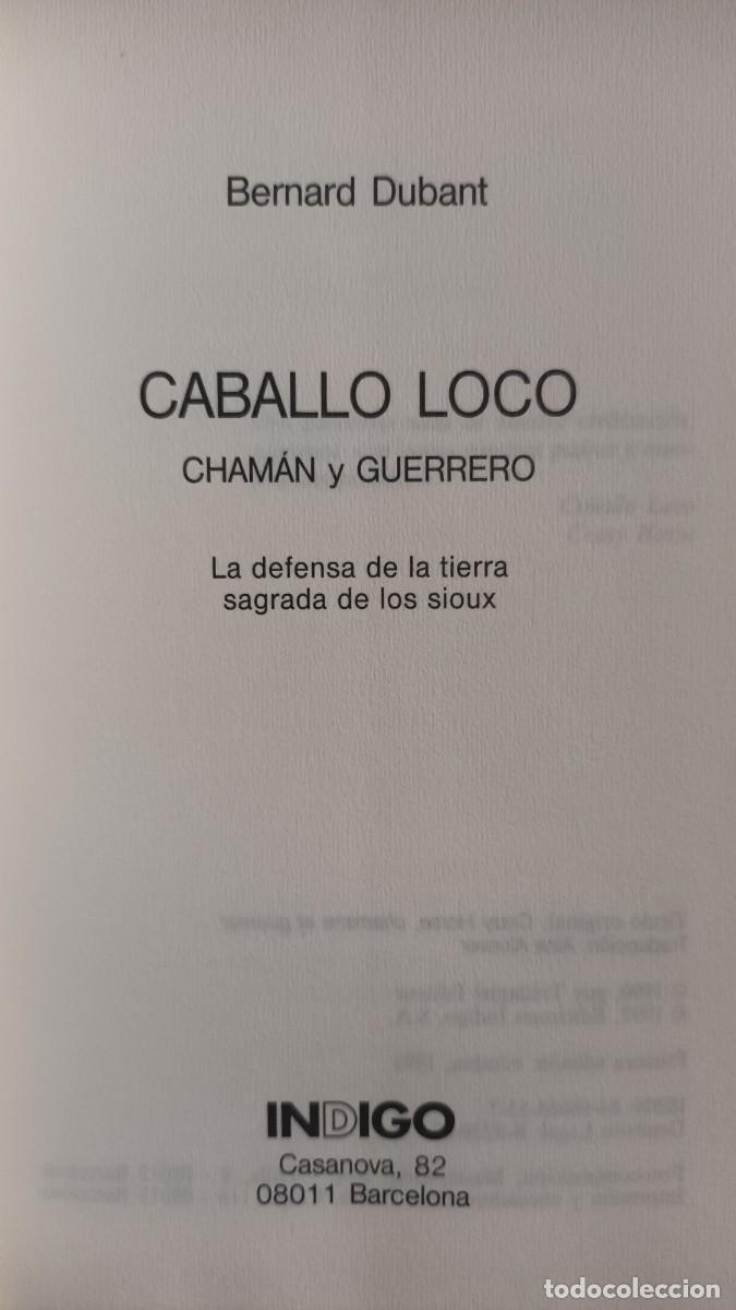 Libros: CABALLO LOCO - CHAMAN Y GUERRERO - BERNARD DUBANT - Foto 2